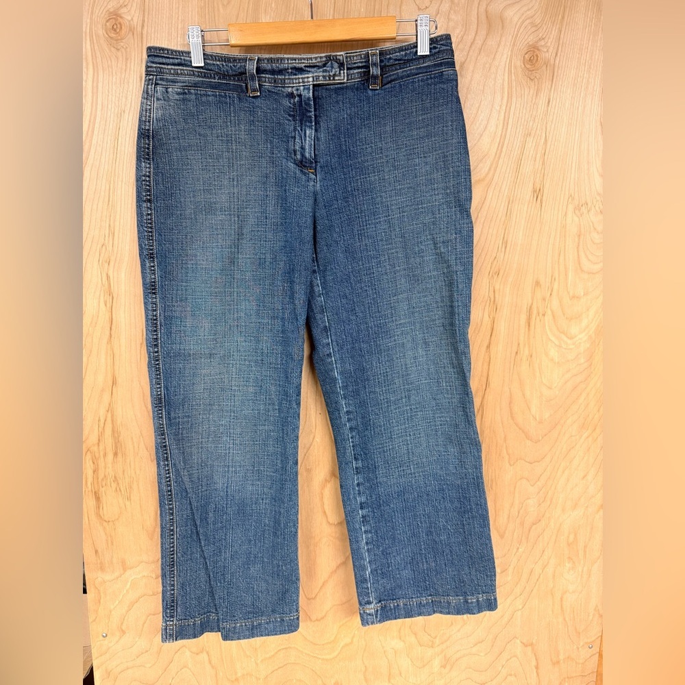 J.Crew Jeans Women’s Size 10 Cropped Stretch Blue Denim Jean